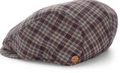 Mayser Herren-Leinenkappe kariert Multicolor Best