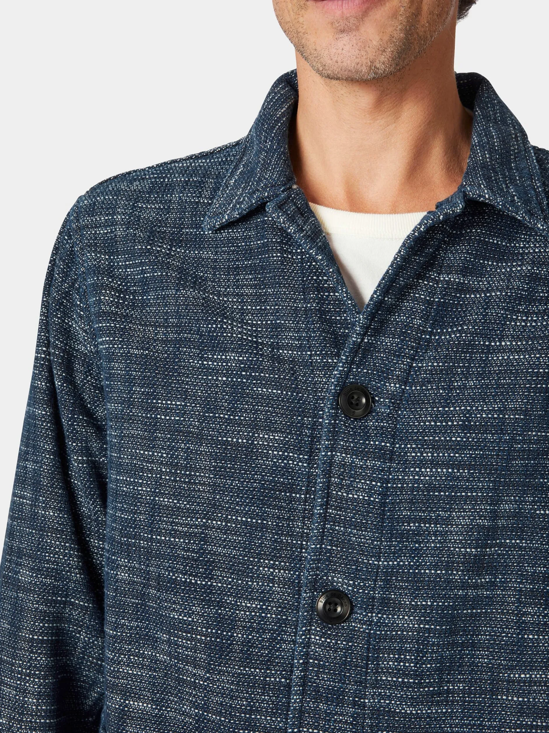 Blue de Gênes Herren-Overshirt