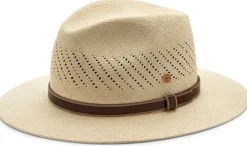 Mayser Herren-Panamahut mit Lederband Natur