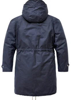 Manifattura Ceccarelli Herrenparka gefüttert Dunkelblau Sale