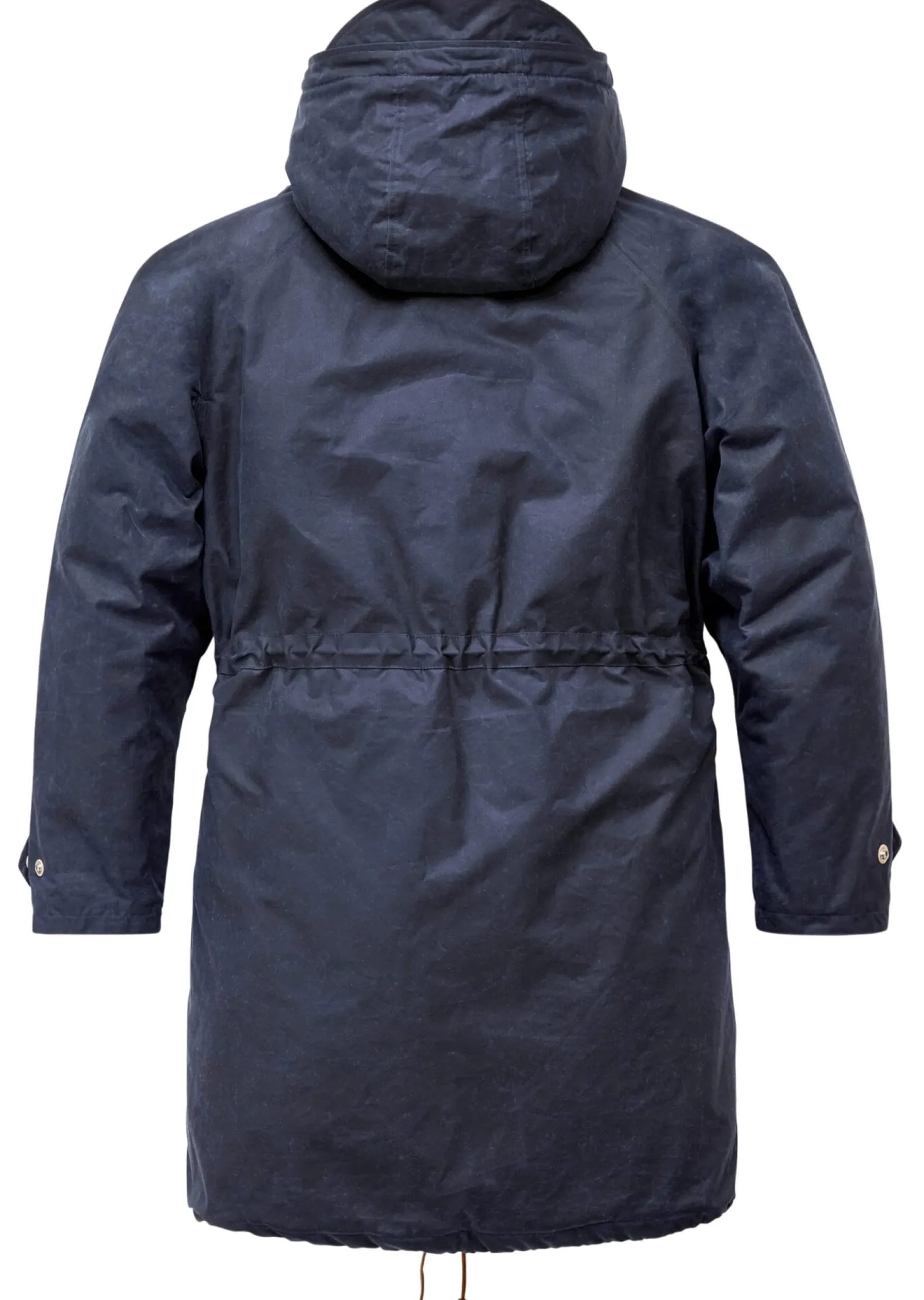 Manifattura Ceccarelli Herrenparka gefüttert Dunkelblau Sale