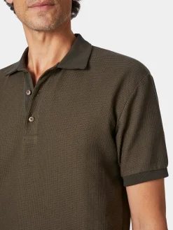 Pike Brothers Herren-Poloshirt 1963 Oliv New