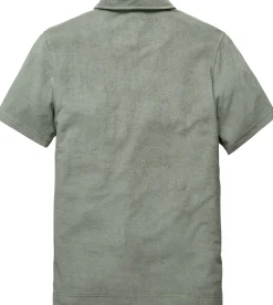 Seldom Herren-Poloshirt Frottee Grün New