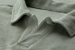 Seldom Herren-Poloshirt Frottee Grün New