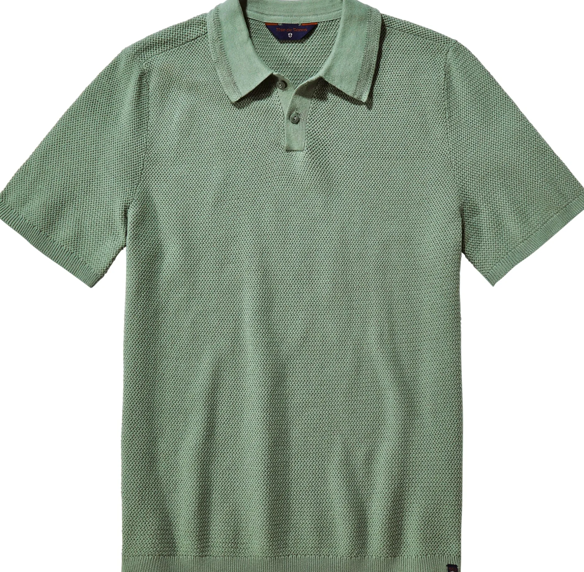 Blue de Gênes Herren-Poloshirt gestrickt Best