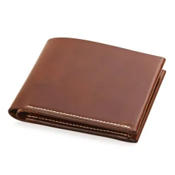 Kreis Ledermanufaktur Herrenportemonnaie Cordovan Münzfach Best