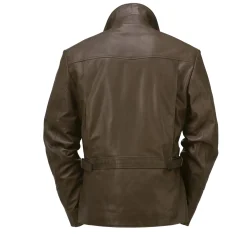 Hack Lederware Herren-Rindlederjacke Dunkelbraun Outlet