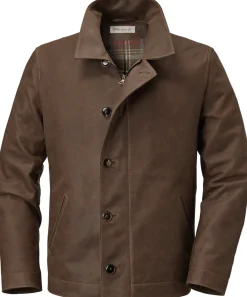 Hack Lederware Herren-Rindlederjacke Braun Online