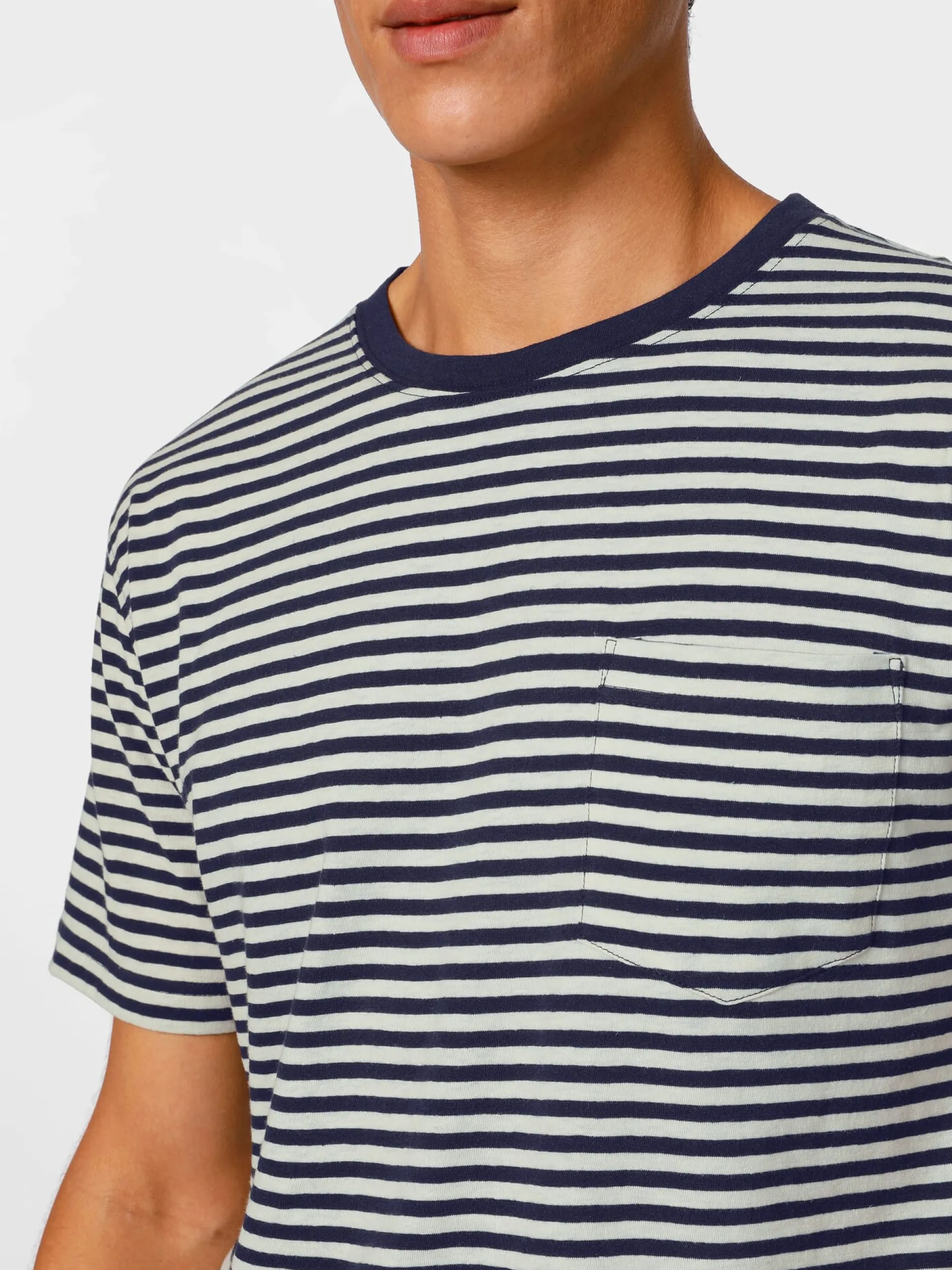 Armor lux Herren-Ringel-T-Shirt Hot