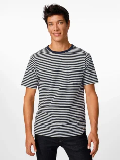 Armor lux Herren-Ringel-T-Shirt Hot