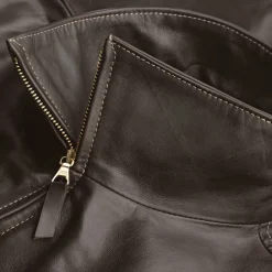 Hack Lederware Herren-Roadsterjacke Pferdeleder Clearance