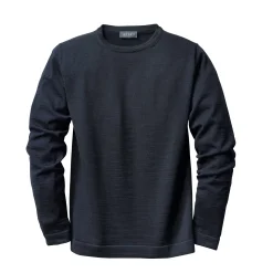 Seldom Herren-Rundhalspullover Dunkelblau Online