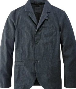 Hannes Roether Herrensakko Strukturstreifen Anthrazit Hot