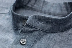 Blaumann Herren-Schlupfhemd Mittelblau Hot