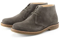 Astorflex Herren-Schnürboot Velours Grau Sale