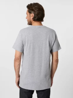 Tellason Herrenshirt Brusttasche Graumelange Best