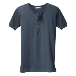 Merz b. Schwanen Herrenshirt Jersey Halbarm Dunkelblau Best