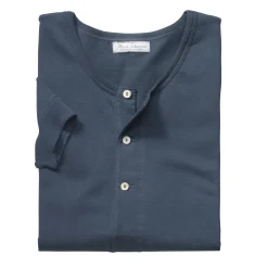 Merz b. Schwanen Herrenshirt Jersey Halbarm Dunkelblau Best