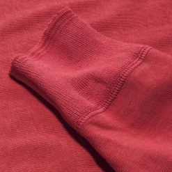 Merz b. Schwanen Herrenshirt Jersey Langarm Rot Discount