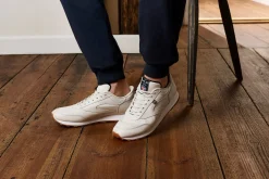 Norman Walsh Footwear Herrensneaker Glattleder Naturweiß Hot