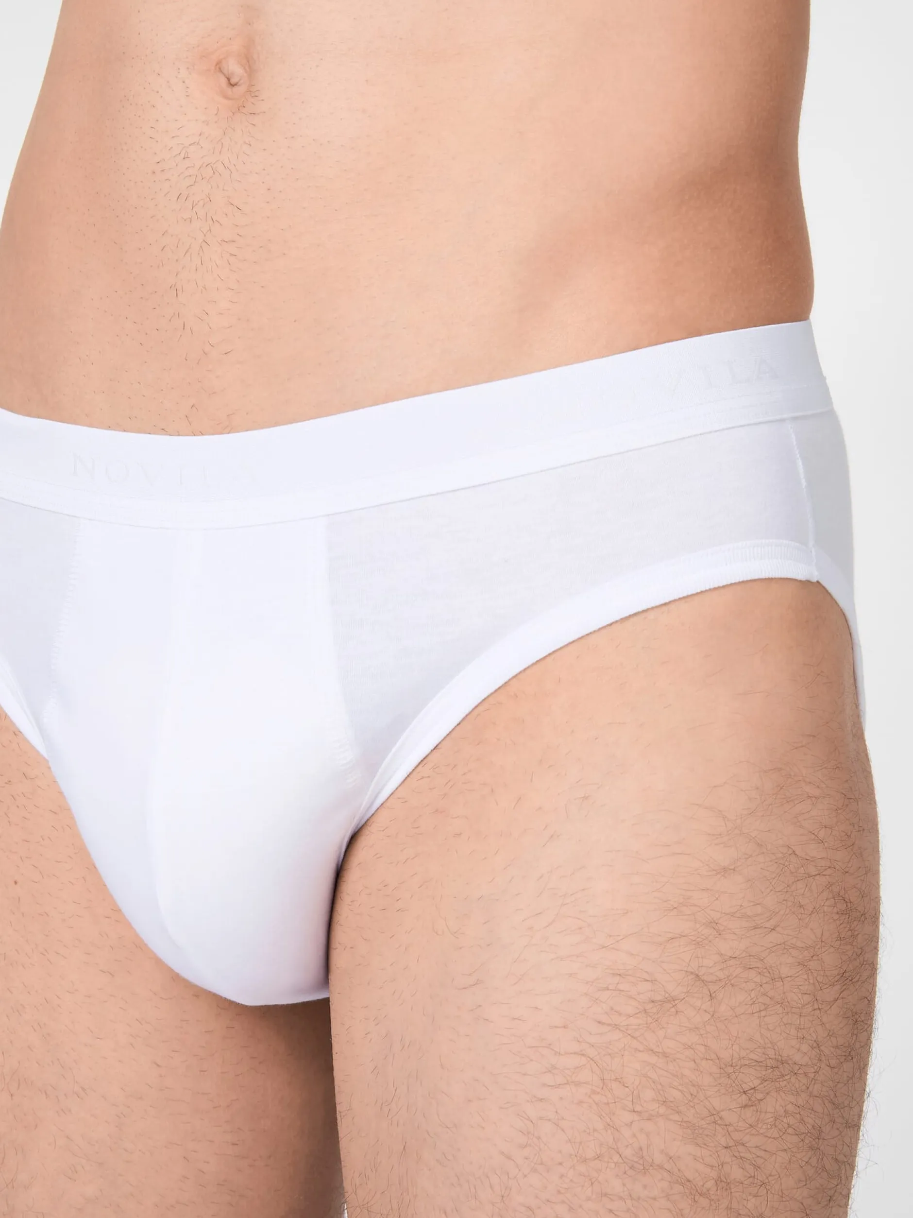 Novila Herren-Sportslip Weiß Discount