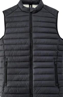 Ecoalf Herren-Steppweste Schwarz New