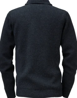 Maglificio GRP Herren-Strickjacke Dunkelblau Discount