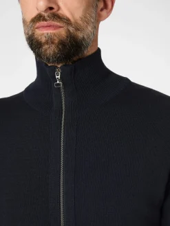 Seldom Herren-Strickjacke mit Zip Navy Best