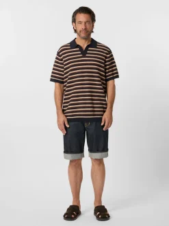 Knowledge Cotton Apparel Herren-Strickpolo New