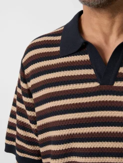 Knowledge Cotton Apparel Herren-Strickpolo New