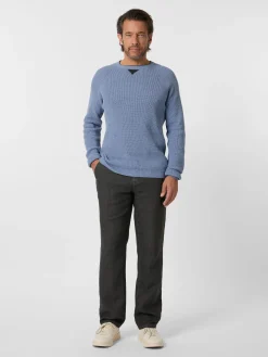 Rifò Herren-Strickpullover Hellblau Hot
