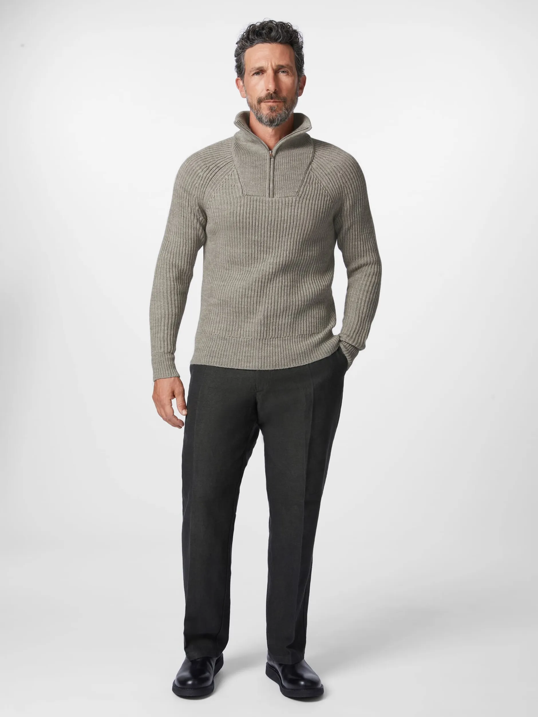 About Companions Herren-Stricktroyer Graumelange New