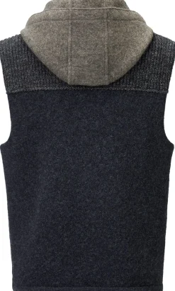 Stapf Herren-Strick-Walkweste Blauschwarz Discount