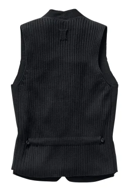 Hannes Roether Herren-Strickweste Dunkelblau New