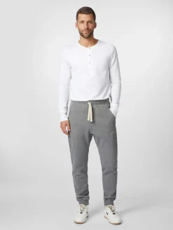 Merz b. Schwanen Herren-Sweatpants Graumelange New