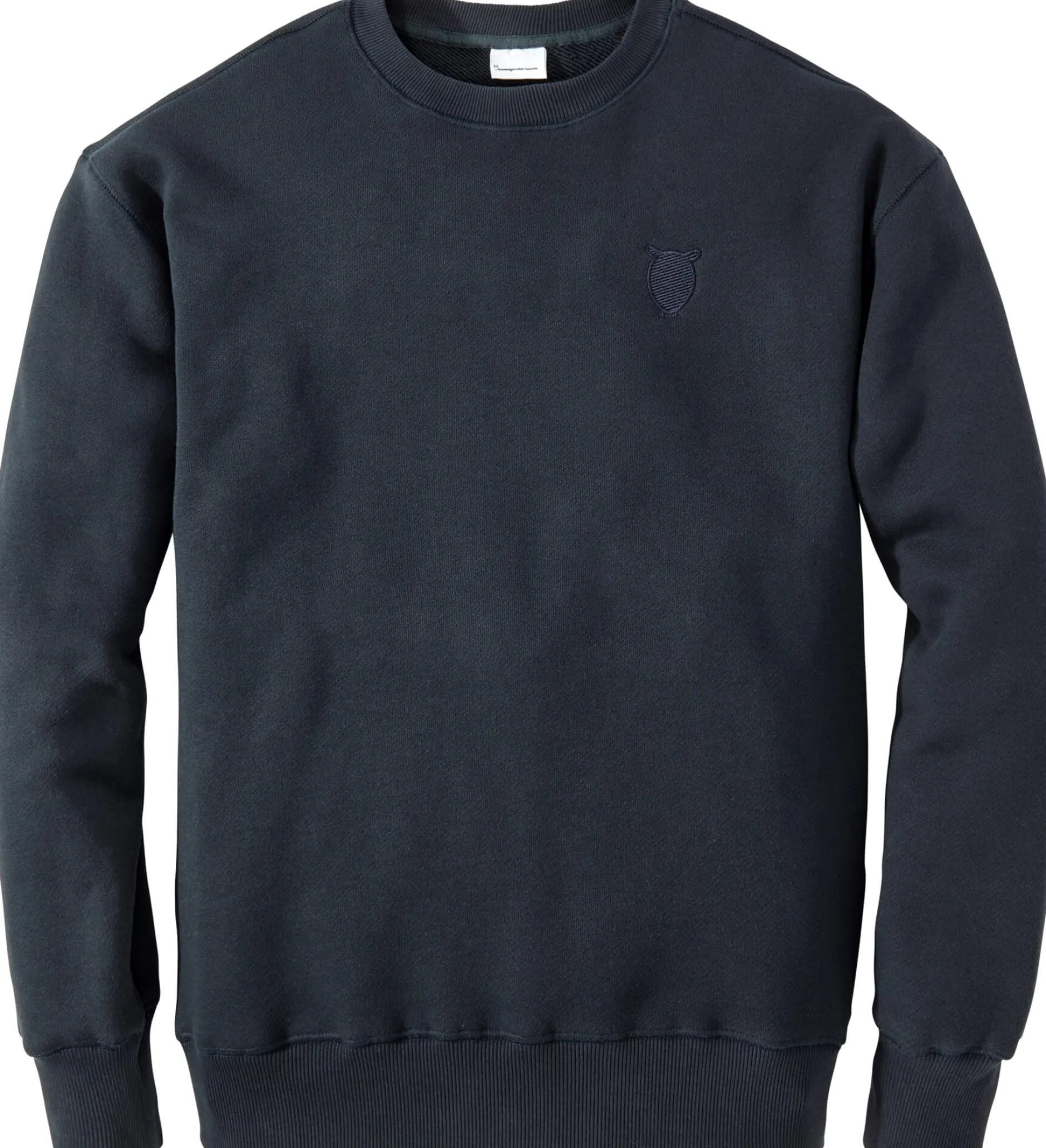 Knowledge Cotton Apparel Herren-Sweatshirt Dunkelblau Sale