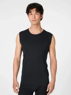 Novila Herren-Undershirt Schwarz Discount