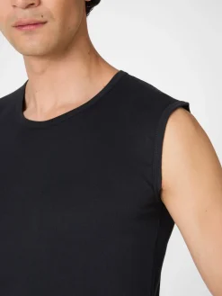 Novila Herren-Undershirt Schwarz Discount