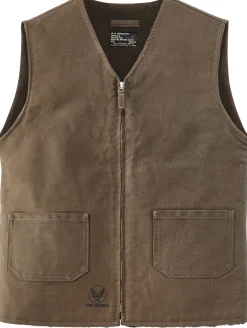 Pike Brothers Herrenweste 1942 gefüttert Hellbraun