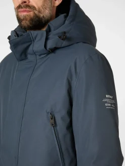 Ecoalf Herren-Winterparka Mittelblau