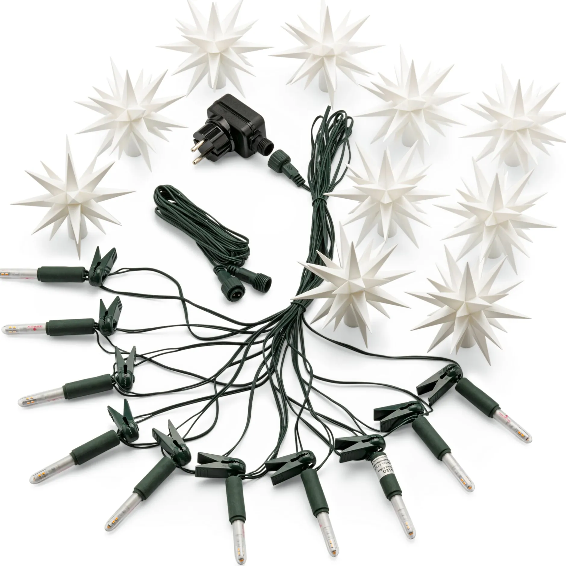 Herrnhuter Sterne nkette Weiß Hot