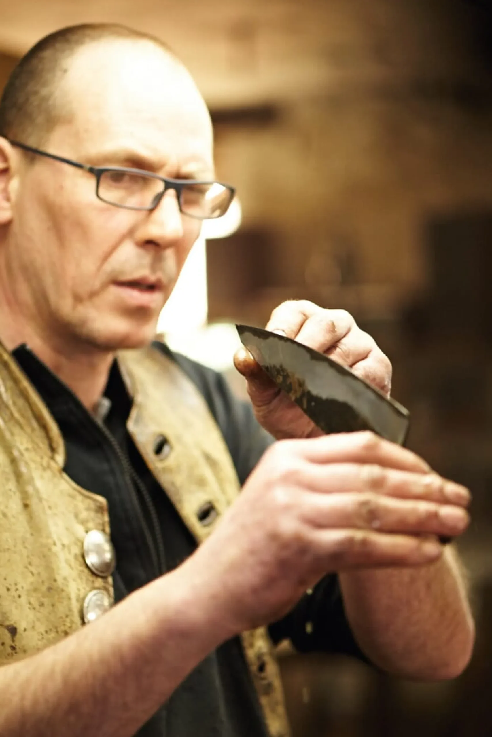 Hohenmoorer Messermanufaktur Hohenmoorer Kochmesser Damaszenerstahl Clearance