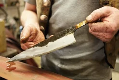 Hohenmoorer Messermanufaktur Hohenmoorer Santoku Damaszenerstahl Hot