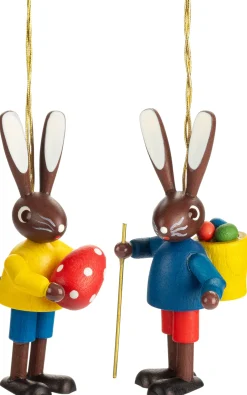 holz.kunst Holzanhänger Hasenkinder