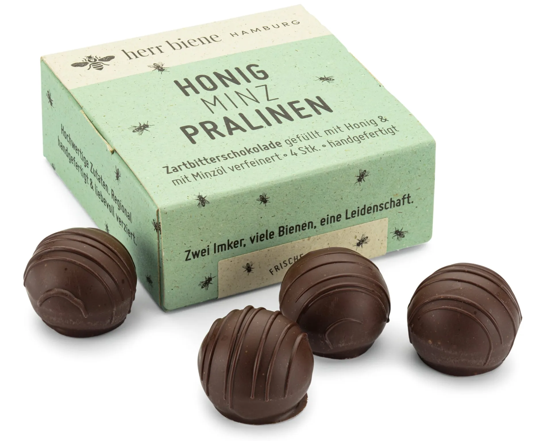 herr biene Honig-Minz-Pralinen New