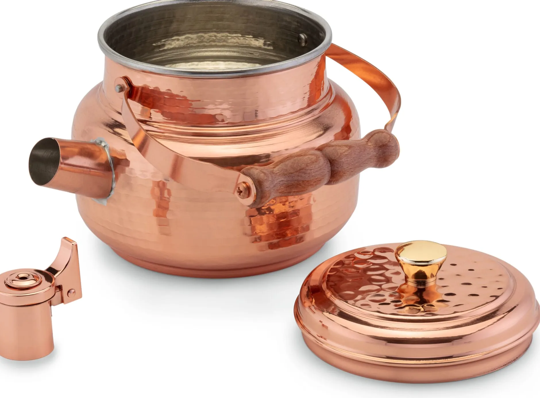 Cu Artigiana Italienischer Kupferkessel