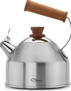 Metalgo Italienischer Wasserkessel LIGNUM SATINATO Hot