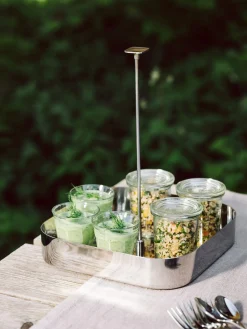 Mepra Italienisches Pendeltablett Edelstahl Outlet