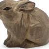 Wildlife Garden Kaninchen Lindenholz handgeschnitzt Online