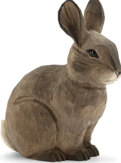 Wildlife Garden Kaninchen Lindenholz handgeschnitzt Clearance